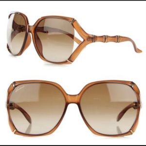 Gucci bamboo effect sunglasses
